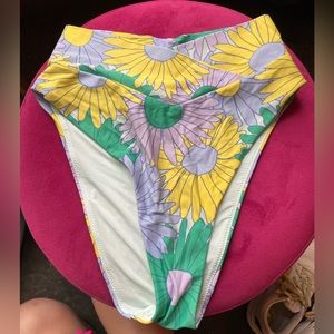 Aerie High Waisted Cheeky Swim Bottoms